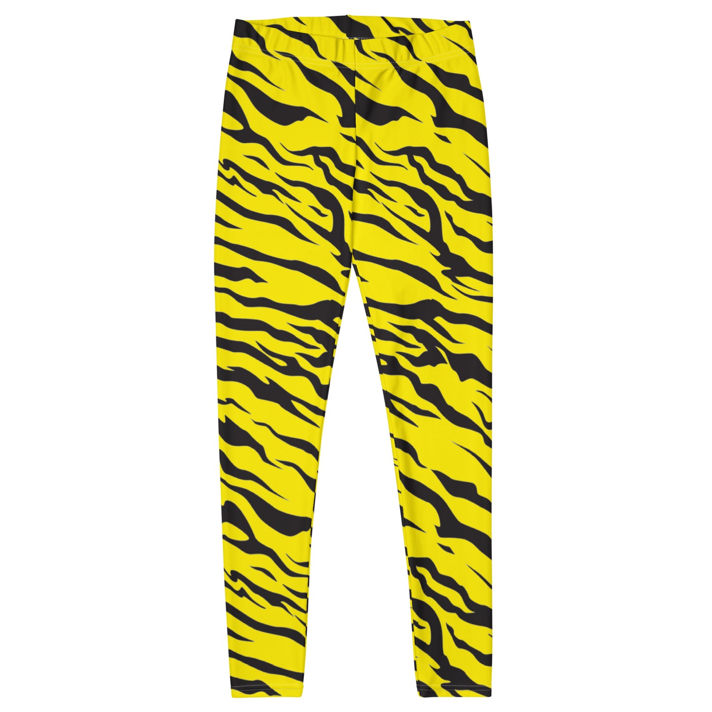 80's Yellow Tiger Print Leggings