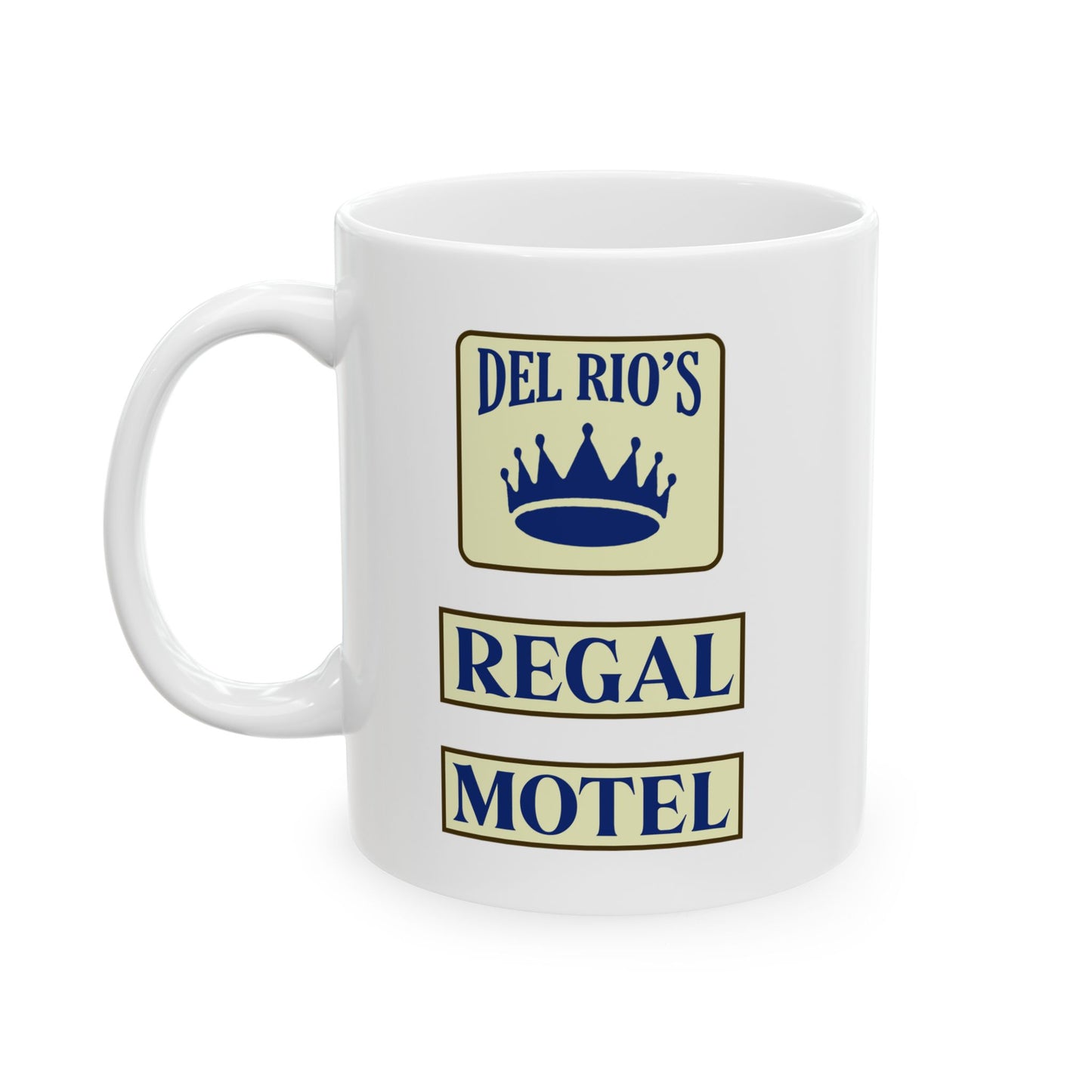 Del Rio's Ceramic Mug Coffee Double Sided No Country for Old Men