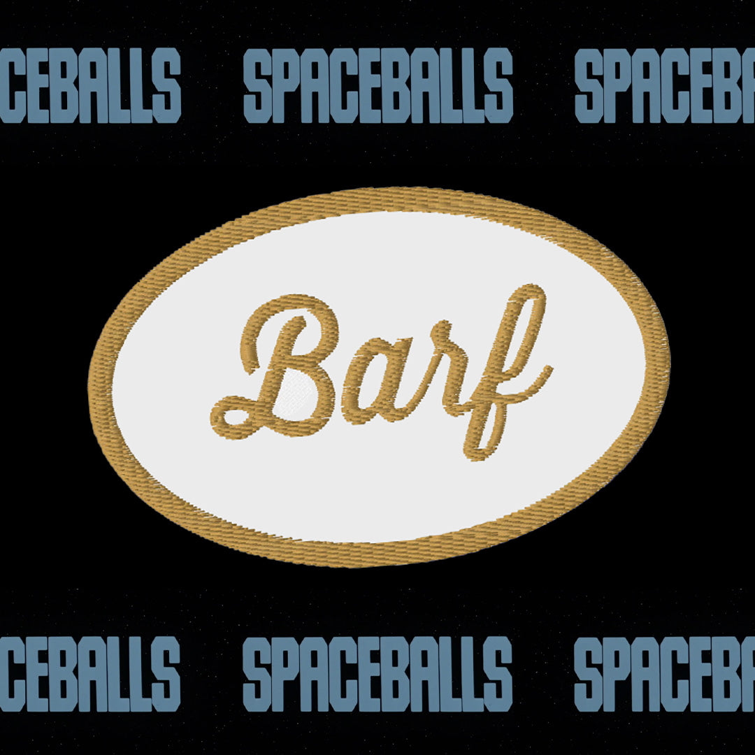Barf Embroidered Patch Space Balls