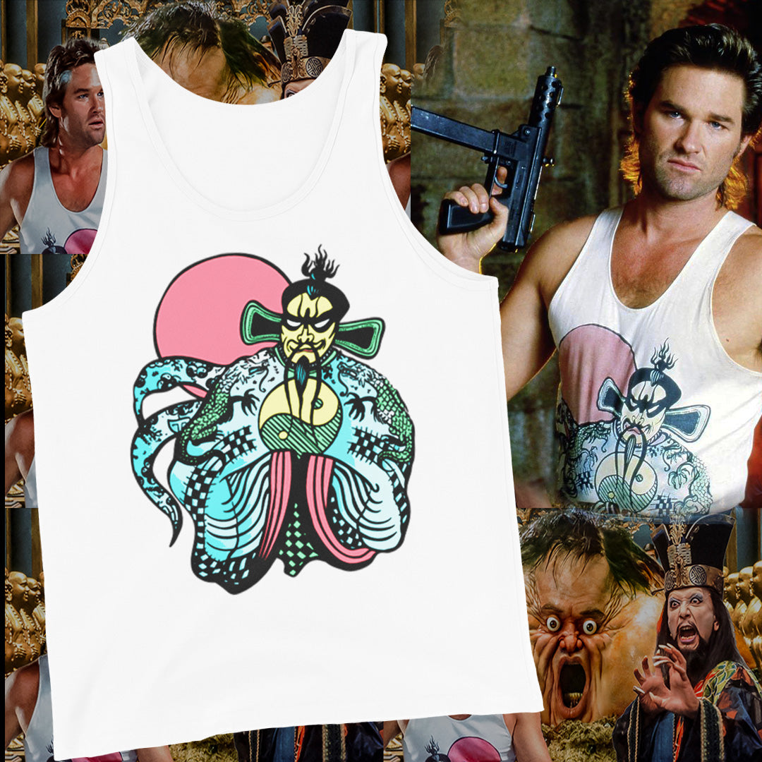 Big Trouble in Little China Fu Manchu Tank Top