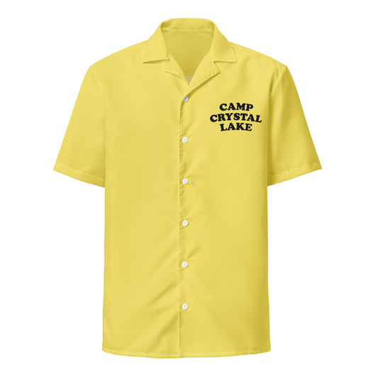 Friday the 13th Camp Crystal Button Shirt Costume