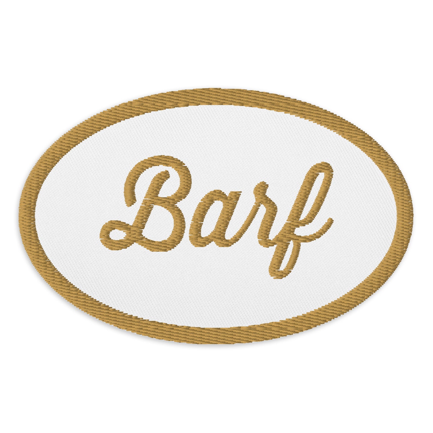 Barf Embroidered Patch Space Balls